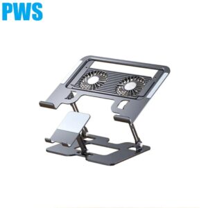 3 in 1 Laptop Stand, Phone Stand & Fan